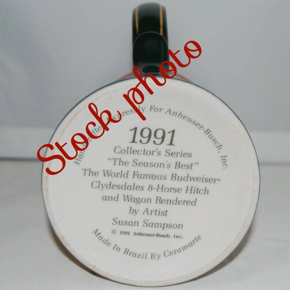 Budweiser holiday series 1991 mug - Picture 6 of 6